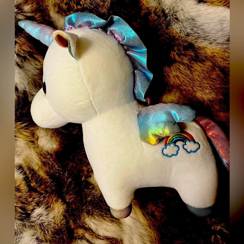 Adopt Me! Collector Plush Pet unicorn, Stuffed Animal Plush Toy. 13”plush